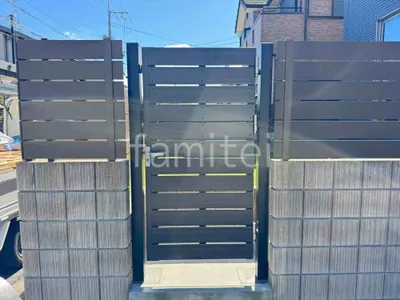 片開き 門扉 F＆F マイティフィット門扉 (外開き) 