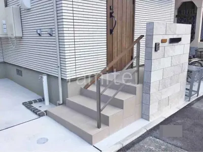 独立 手摺り(手すり)  LIXIL 木製調アーキレール 