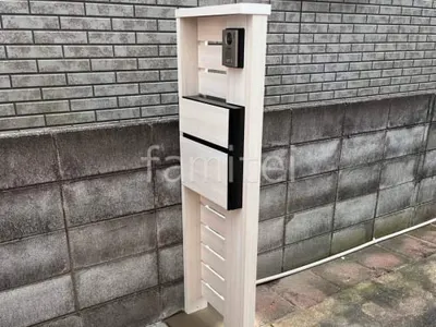 機能門柱 照明なし  YKKAP 木製調 ルシアスポストユニットWD01型 