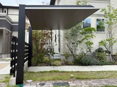 サイクルポート 自転車バイク屋根 LIXIL カーポートSC ミニ フラット屋根 吊り下げ屋根