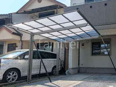 カーポート１台 （単棟） LIXIL ネスカＦ フラット屋根