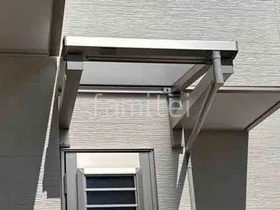 柱なしテラス屋根 （雨除け1階用） YKKAP ソラリアF フラット屋根 スタンダード 壁付