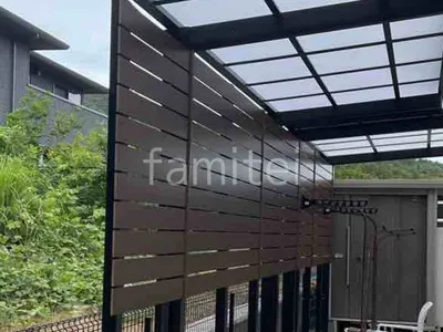 人工木・樹脂 フェンス（木調） F＆F マイティウッド デコll 高尺タイプ 目隠し 木調・ラティス 樹脂