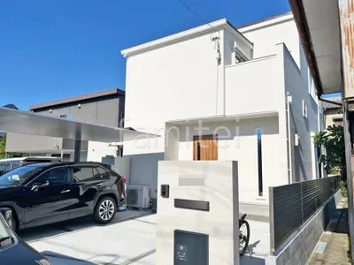 新築シンプル オープン外構