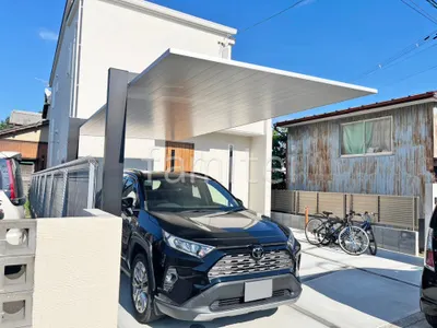 カーポート１台 （単棟） LIXIL カーポートSC フラット屋根 吊り下げ屋根