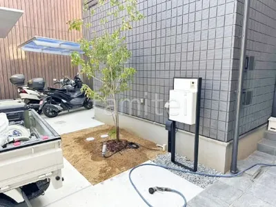 機能門柱 LIXIL FS シンボルツリー 落葉樹 アオダモ 植栽