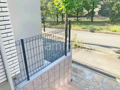 スチールメッシュ フェンス YKKAP イーネット3F型 スチール柱 境界・メッシュ