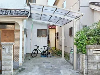 カーポート１台 （単棟） YKKAP アリュース アール屋根