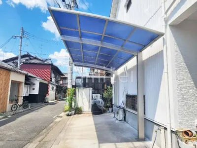 カーポート１台 （単棟） YKKAP アリュース アール屋根