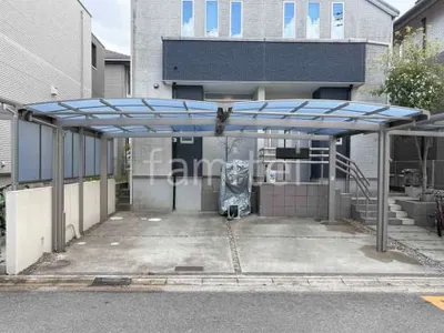 カーポート2台(M合掌) LIXIL フーゴA 