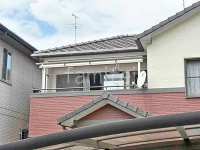 ２階ベランダ屋根  YKKAP ソラリアF フラット屋根 スタンダード 壁付