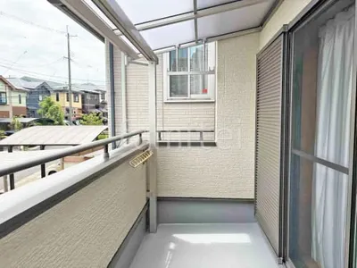 ２階ベランダ屋根  YKKAP ソラリアF フラット屋根 スタンダード 壁付