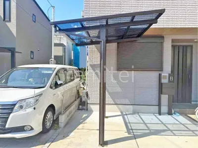 １階テラス屋根 （雨除け） YKKAP 独立式 レセパ Tタイプ フラット屋根 独立式 スタンダード