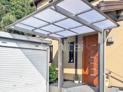 サイクルポート 自転車バイク屋根 LIXIL ネスカF ミニ フラット屋根