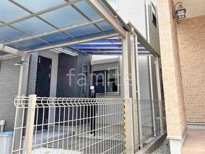 １階テラス屋根 （雨除け） YKKAP ソラリアF フラット屋根 スタンダード 壁付