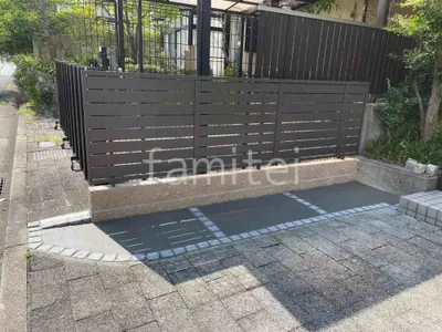 アルミ形材 フェンス LIXIL AB YS3型 横スリット3 目隠し