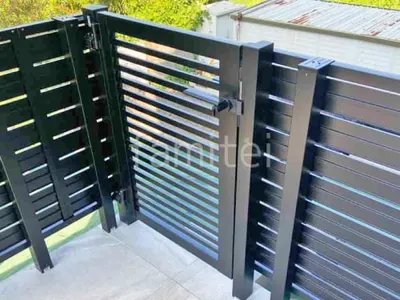 片開き 門扉 LIXIL AB YR3型 太横桟 