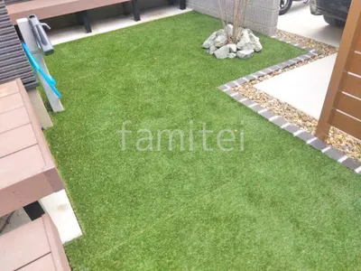 人工芝 防草シート加工 マツモト 人工芝 30mm 