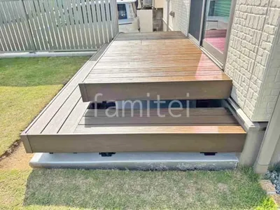 人工木デッキ  タカショー 人工木 エバーエコウッド リアル 