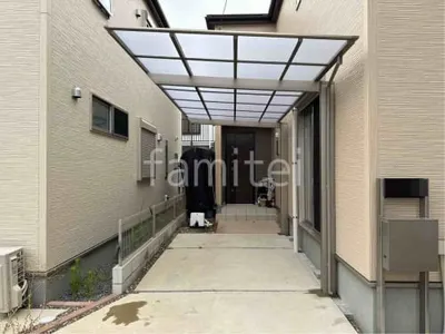 カーポート１台 （単棟） LIXIL ネスカＦ フラット屋根