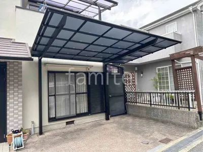 カーポート１台 （単棟） LIXIL ネスカＦ フラット屋根