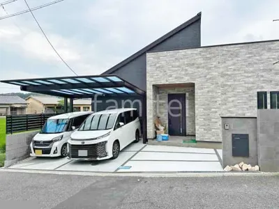 新築シンプル オープン外構