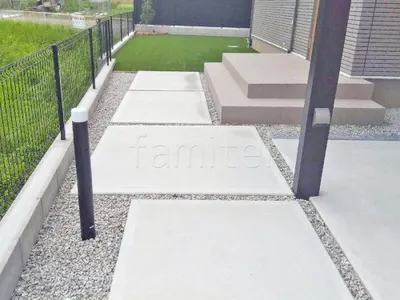 玄関アプローチ 土間コンクリート