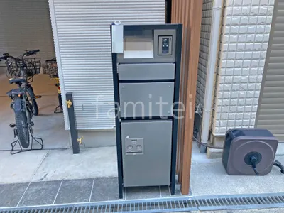 宅配ボックス門柱 （機能門柱 ） Panasonic アーキフレームF 前入れ後出し 照明付き 