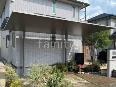 カーポート１台 （単棟） LIXIL カーポートSC フラット屋根 吊り下げ屋根