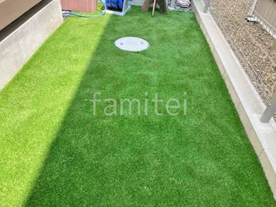 人工芝 防草シート加工 ヨシミツ毛織 リアル人工芝 35mm 