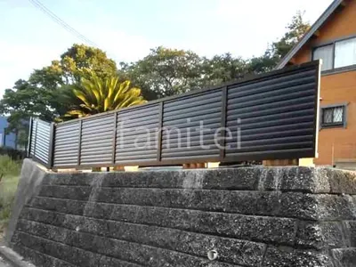 アルミ形材 フェンス LIXIL AB YL3型 横ルーバー3 目隠し