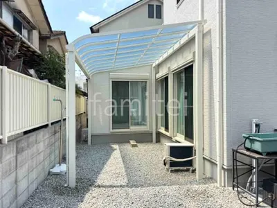 1階テラス屋根 YKKAP 独立ソラリアR