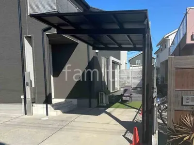 カーポート１台 （単棟） YKKAP エフルージュ FIRST フラット屋根