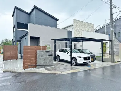 新築シンプル オープン外構