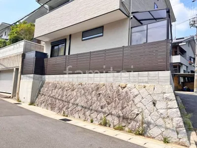 人工木・樹脂 フェンス（木調） F＆F マイティウッド デコll 目隠し 木調・ラティス 樹脂