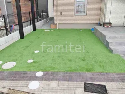 人工芝 防草シート加工 ヨシミツ毛織 リアル人工芝 35mm 