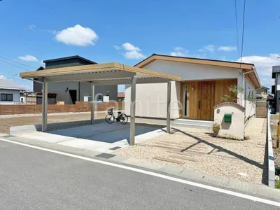 新築ナチュラル オープン外構