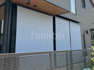 壁付け シェード（日除け） LIXIL スタイルシェード 枠/壁設置 デザイン 