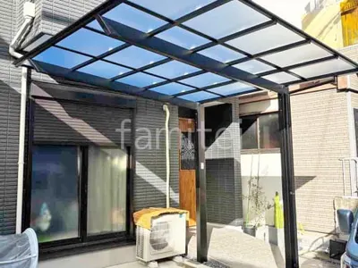 カーポート１台 （単棟） LIXIL ネスカＦ フラット屋根