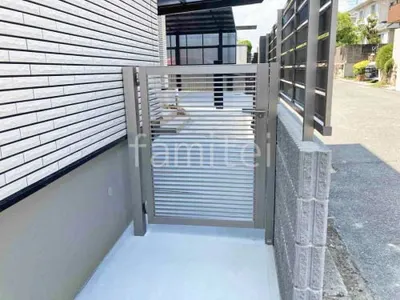 片開き 門扉 LIXIL AB YR2型 細横桟 