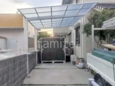 カーポート１台 （単棟） LIXIL ネスカＦ フラット屋根