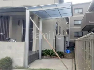 サイクルポート 自転車バイク屋根 LIXIL ネスカF ミニ フラット屋根