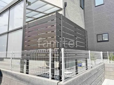 人工木・樹脂 フェンス（木調） F＆F マイティウッド デコll 高尺タイプ 目隠し 木調・ラティス 樹脂