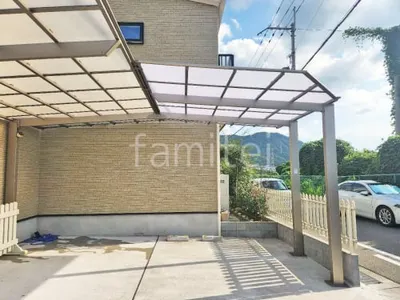 カーポート１台 （単棟） LIXIL ネスカF 変形地対応 フラット屋根