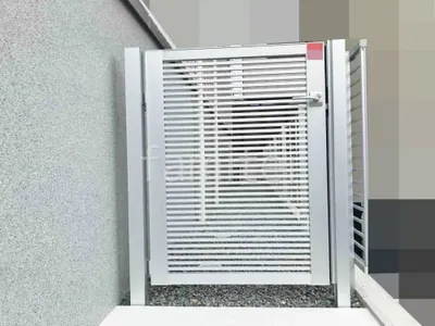 片開き 門扉 三協アルミ レジリア Y1型 横細格子 