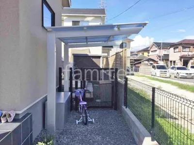 カーポート１台 （単棟） LIXIL ネスカF 変形地対応 フラット屋根