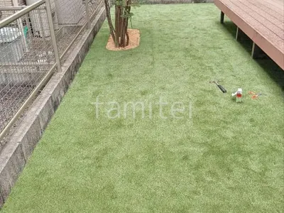 人工芝 防草シート加工 ヨシミツ毛織 リアル人工芝 35mm 