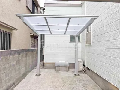 サイクルポート 自転車バイク屋根 LIXIL ネスカF ミニ フラット屋根