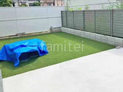 人工芝 防草シート加工 ヨシミツ毛織 リアル人工芝 35mm 