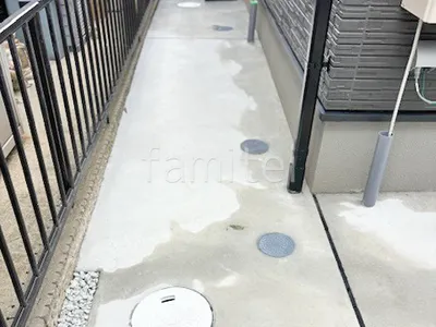 犬走り 土間コンクリート